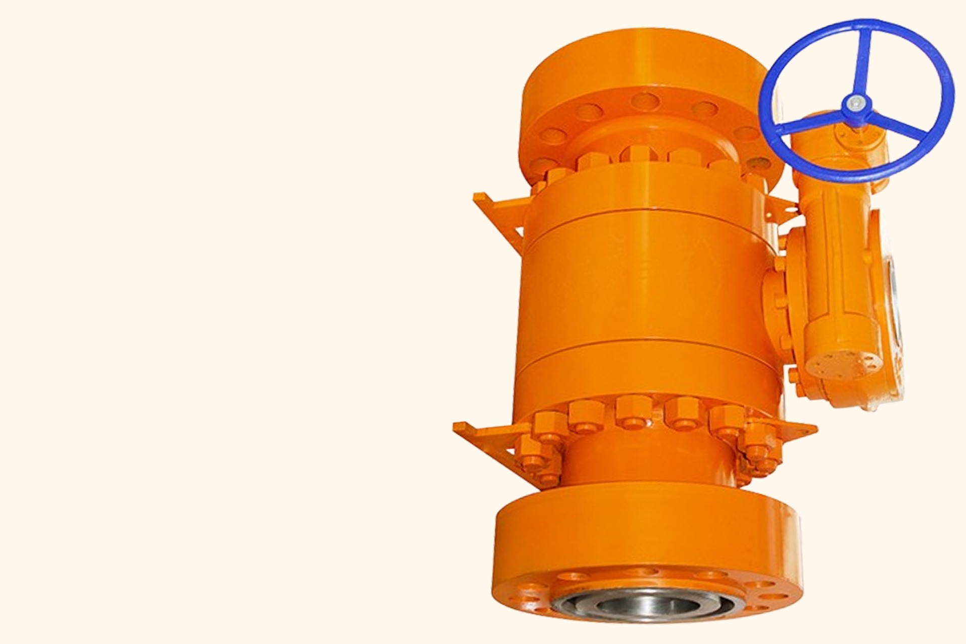 LOKVAL Geared Ball Valve – Orange