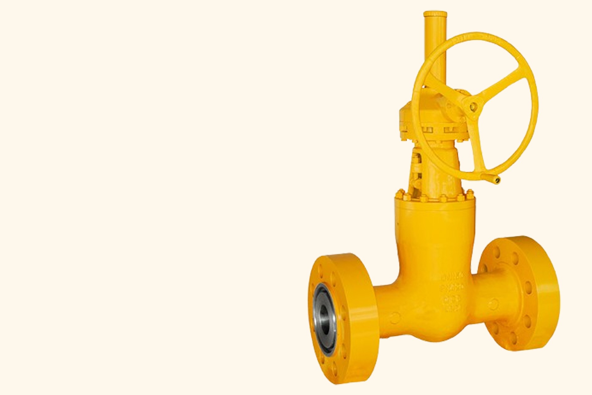 LOKVAL Gate Valve – Yellow